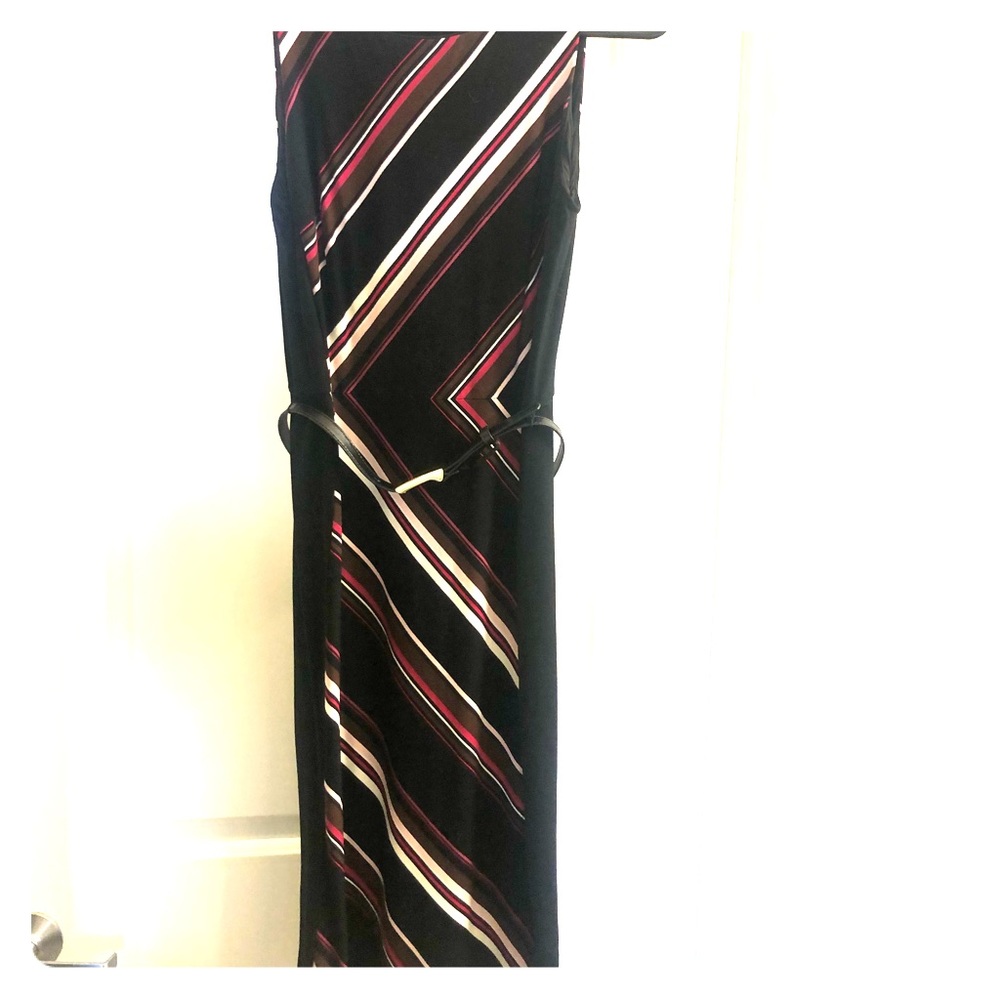 WhiteHouse BlackMarket Stripe sleeveless Dress